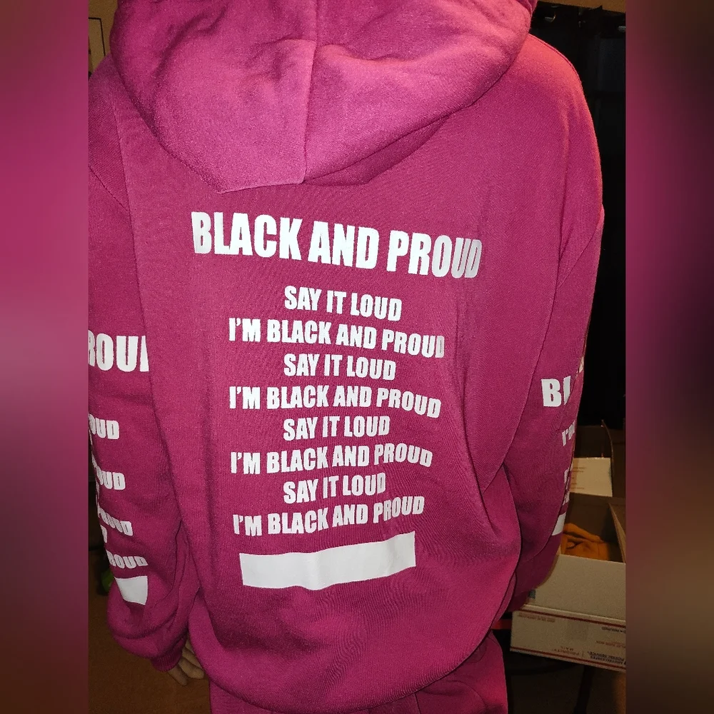 Pink Hoodie and Joggers Set - Picture 2 of 4